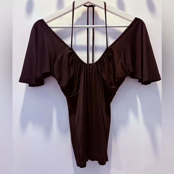 Marciano Tops - Marciano Black Top. Can we worn two ways as shown in the video. Can fit s/m
